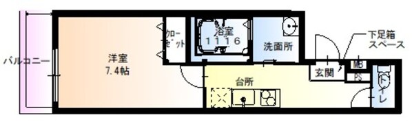 フジパレス針中野Ⅱの物件間取画像